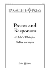 Preces and Responses St Johns Wilmington SA choral sheet music cover